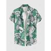 Summer Adds 3D Printed Hawaiian Shirts with Buttons, Beach Vacation Shirts, Short-sleeved Shirts and Casual Shirts for Men