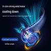 Lightweight Portable Neck Fan: 3-Speed Adjustable, Rechargeable, Ideal for Students, Office & Travel