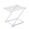 Estante Plegable para Paños de Cocina de Plástico Estante de Almacenamiento para Trapos Vertical de Escritorio Estante Escurridor para Paños de Platos Suministros de Cocina Multifunción
