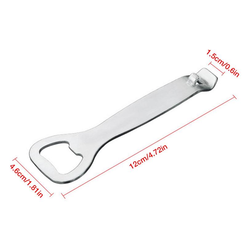 Bottle Cap Opener Stainless Steel Bar Kitchen Tool Manual Soda Can Opener For Home Apartment Pub Restaurant Garden BBQ Party