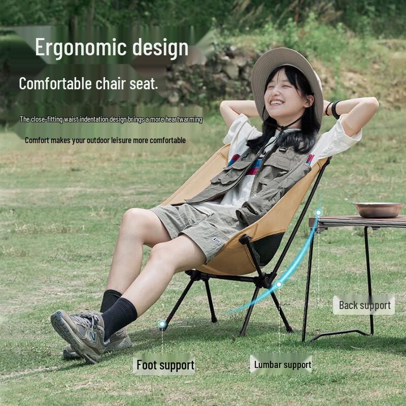 Quyoubang Upgraded Lightweight Portable Moon Chair