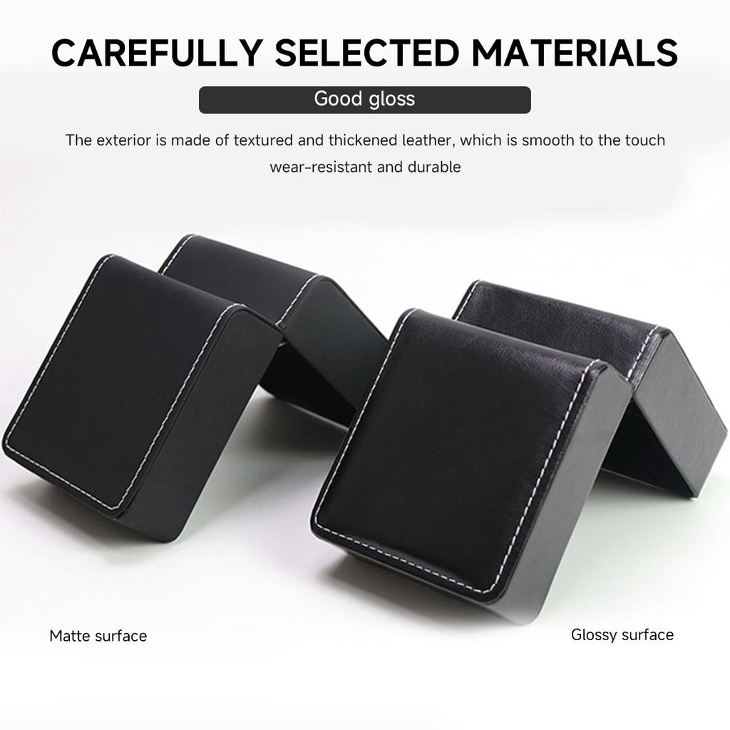 Single Groove Luxury Single Watch Gift Box with Pillow PU Leather Gift Box Wristwatch Display Case Organizer For Women Men Gift
