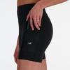 New Balance United Airlines NYC Half NB Sleek Pocket High Rise Short 6  WS41271CBK