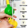 1pcs Lemon Lime Squeezer - 2-In-1 Hand Juicer for Effortless Juice Extraction - Durable and Easy to Clean
