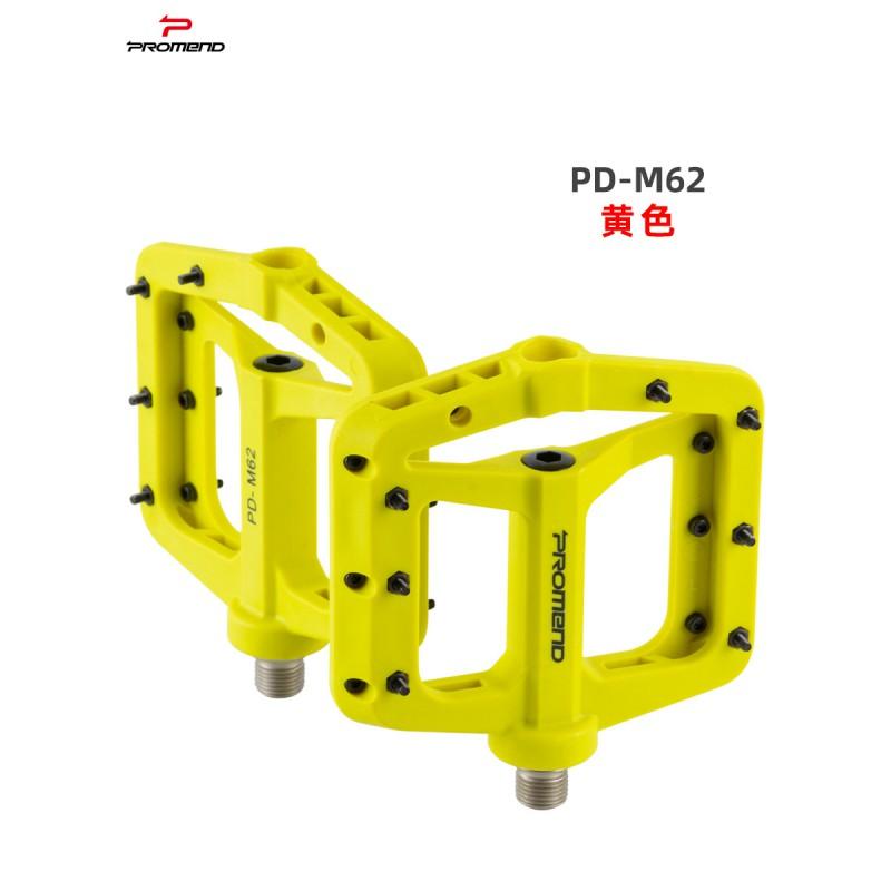 Mountain Bike Pedals With Nylon Body Triple Sealed Bearings Wide Anti-Slip Platform Off-Road Cycling