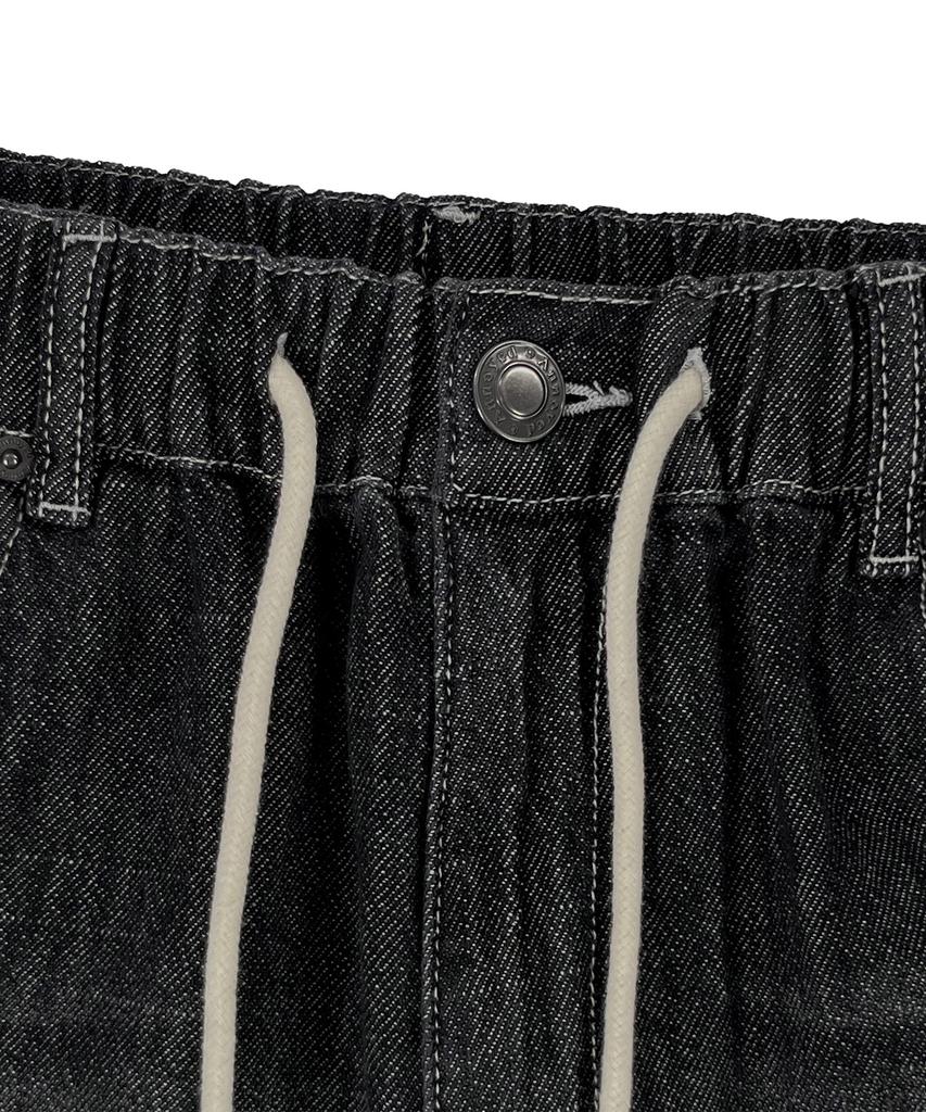 Eonoideu Basic Washed Denim Bermuda Shorts Lq2Du383_Black