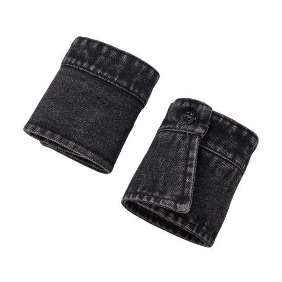 

Fake Collar Detachable Denim Collar Wrist Cuffs Set Women Lightweight Dress Shirt Fake Collar Clothing
