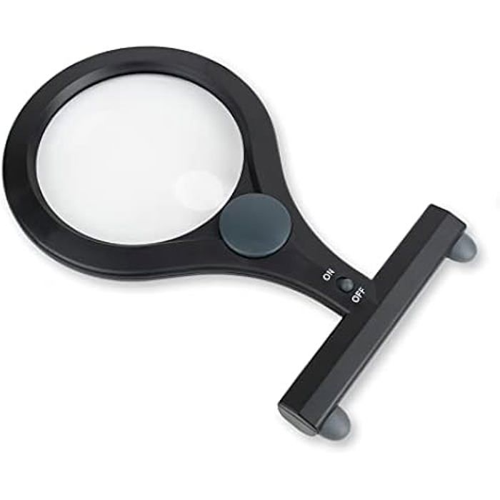 Loupe À Mains Libres - CARSON - LumiCraft - Grossissement 2x - Éclairage LED - Lentille 110 Mm