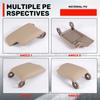 Durable-1Pcs Leather Armrest With Plastic Plate For BMW E46 3 Series 1999-2005 Left Hand Drive Beige