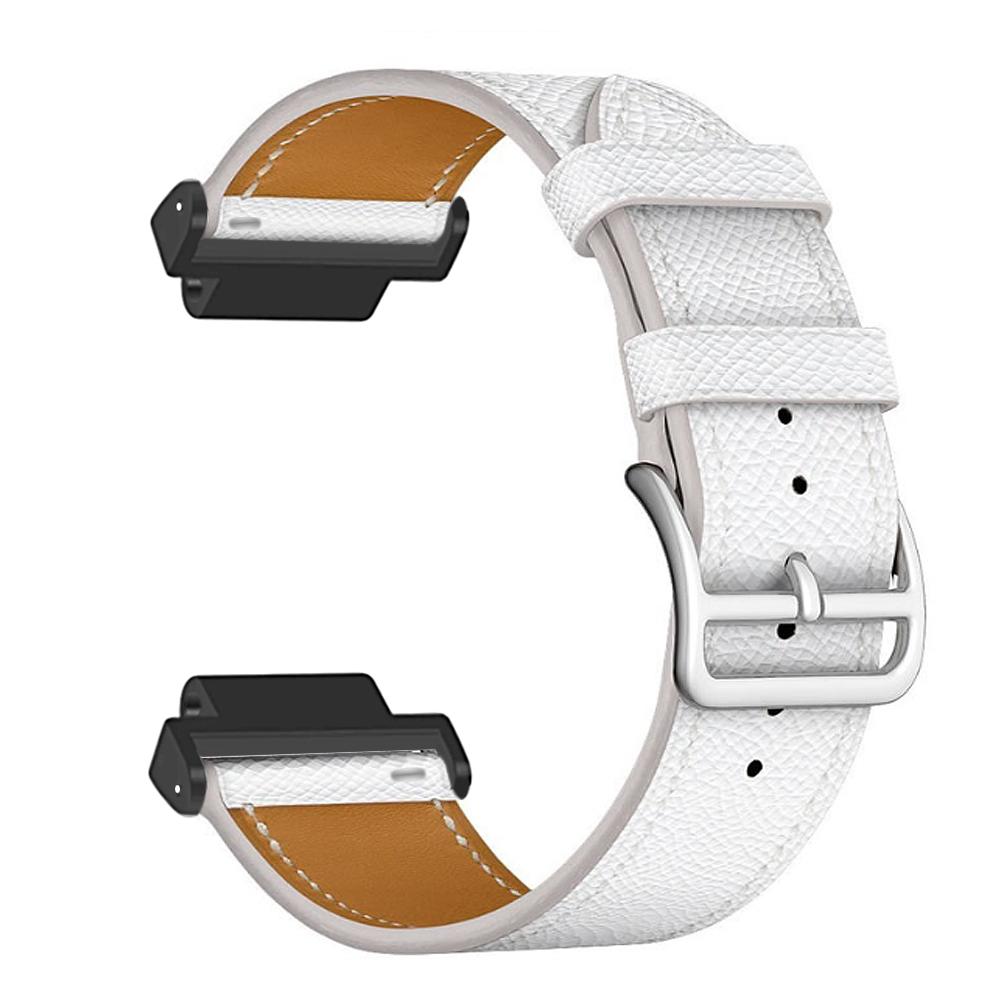 Leren band voor Garmin Forerunner 235 735 XT 230 220 630 620 stikkleur horlogeband voor Approach S20 S6 polsband armband metalen connectoren