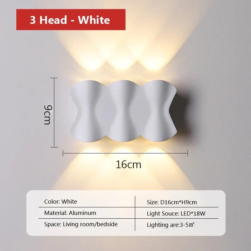 Modern LED Wall Lamp Garden Waterproof Decoration Wall Light For Porch Balcony House Street Lighting Outdoor Interior Fixtures