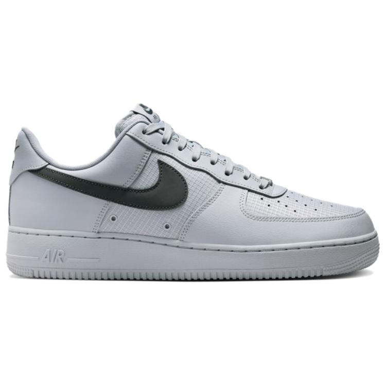 Nike Scarpe da Skateboard Air Force 1 da Uomo Grigio Nero IR0952-002