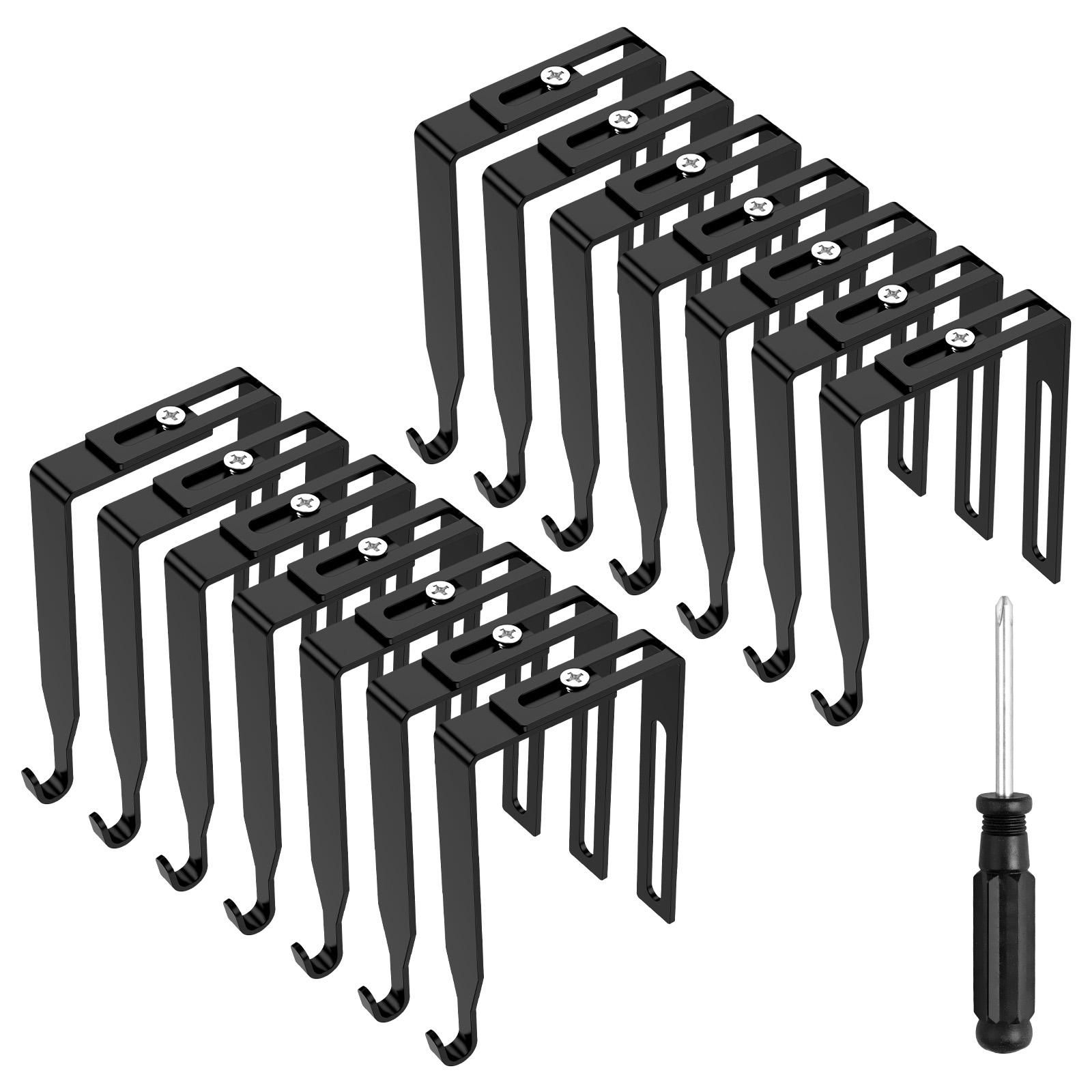 

14 шт. Крючок над дверью регулируемый металлический органайзер для кабинки для дома, одежды, полотенец, для хранения на кухне, в ванной комнате, универсальные крючки для кабинки