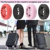 4PCS Premium Silicone Luggage Wheels Protector Covers Silent Shock-Proof Suitcase Wheels Cover Durable Trolley Box Casters Cover