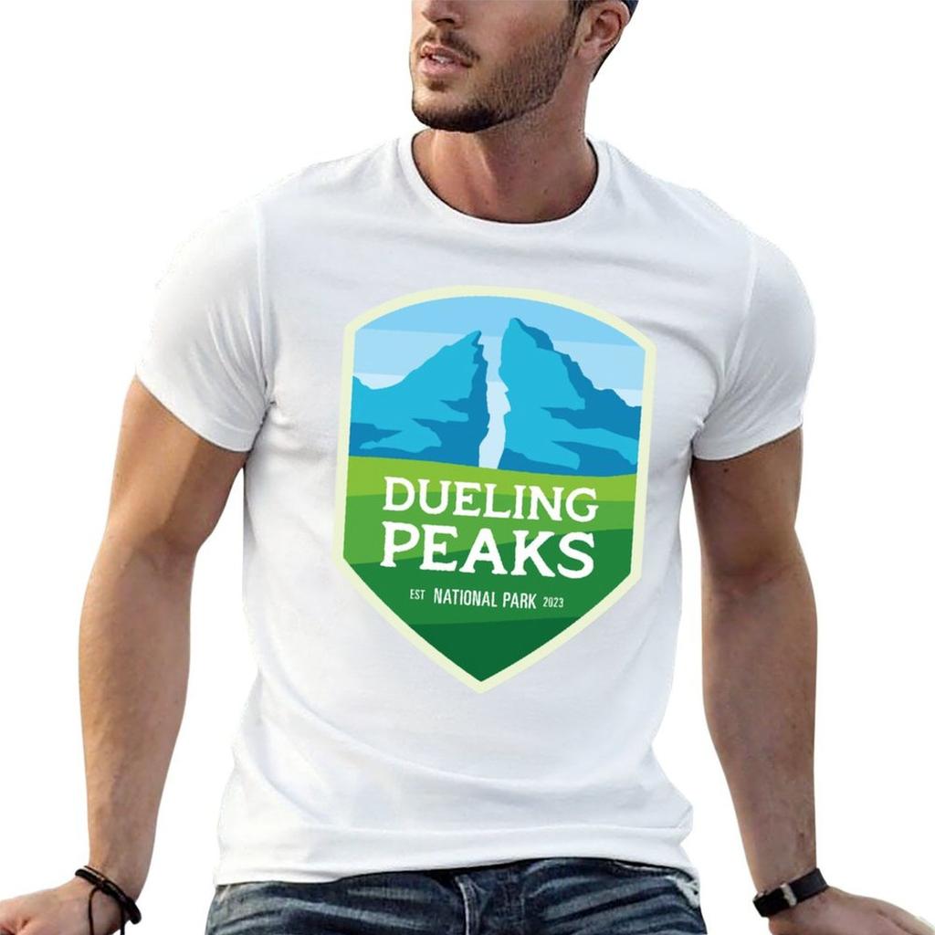 Dueling Peaks National Park Tshirt Funny Gifts Basketball Graphic Tees Unisexs Graphic Tshirts Funny