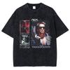 2026 Hip Hop Fading Black Tshirt Street Dress Game Pattern Tshirt Printed Mens Tshirt 100 Cotton Top Tshirt Hippie
