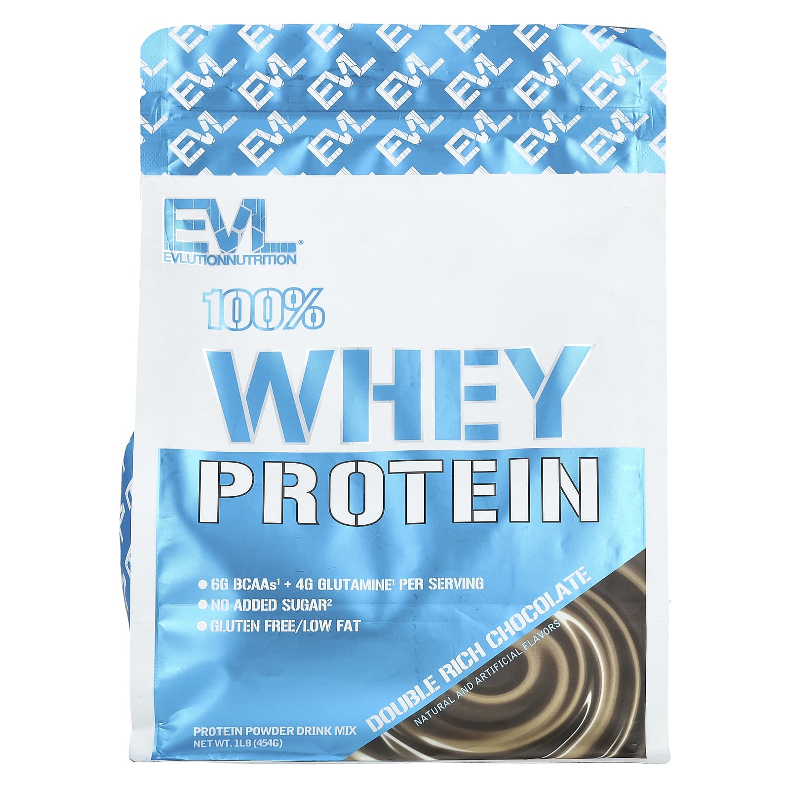 

EVLution Nutrition, 100% Whey Protein, Double Rich Chocolate, 1 lb (454 g)