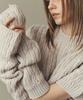 AHWE Rib Cable Sweater & Warmer_Light Gray