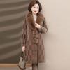 High-end Autumn/winter Outerwear Elegant Plus-size Winter Coats for Middle-aged and Elderly Women