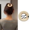 Hair Accessories Hair Clip Round Shape Flexible Hair Clip Soft Clips  for Lying Down and Driving