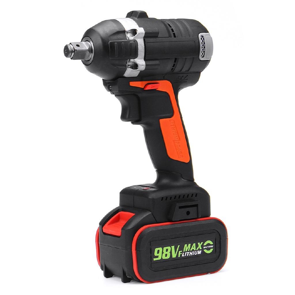 3500rpm 2 IN 1 Cordless Brushless Wrench Electric Socket Impact Wrench 10000mah Lithium-lon Battery Power Kit