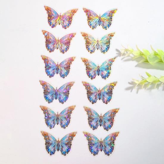 20 Stück 2D Große Schmetterling Wandaufkleber Selbstklebende Schmetterlingssticker Abziehen und Aufkleben Abnehmbare Wandmalereien für Küche Schlafzimmer Wohnzimmer