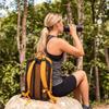 Rucksack-Abstandshalter Rahmen Atmungsaktiv Verstellbar Netz Universal Rucksack Luftstrom-Abstandshalter für Outdoor Pendeln Radfahren Rucksackreisen