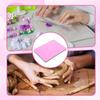 SHENLIU Fondant Mat, Fondant Flowers Foam Pad, Silicone Crafts Mats Rectangular Fondants Cake Sponge, Flower Drying Mat Clay Modelling Tools for