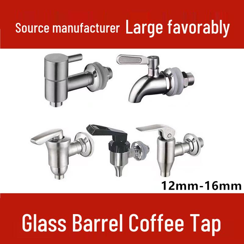 304 Stainless Steel Alcohol Infusion Faucet for Bottles, Barrels, Cans, Jars, and Pots.