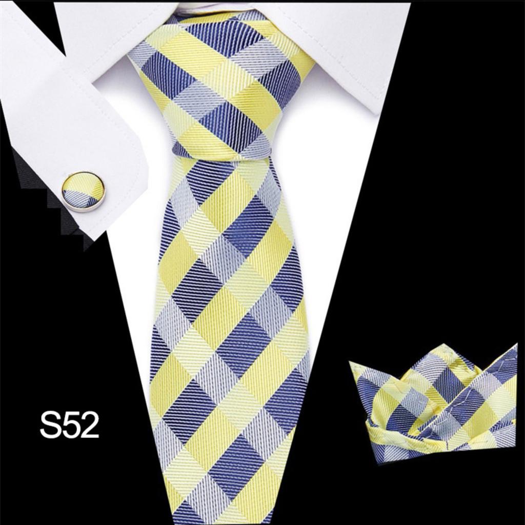 Men's Business Professionals Striped Tie Wedding Suit Accessories Polyester Tie Men