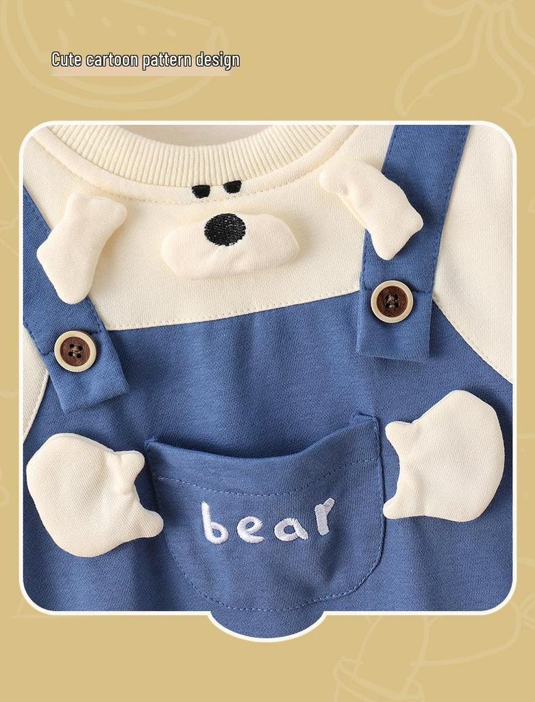 2025 Infant Long Sleeve Romper: Spring/Autumn Outfit for Girls