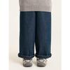 YOUI Girls' Fleece-Lined Straight-Leg Denim Jeans