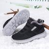 Winter Warm Sneakers Plush Lined Adjustable Diabetic Ortic Shoes For Elderly Walking Shoes Orthopedics Swollen Wide Fat Foot