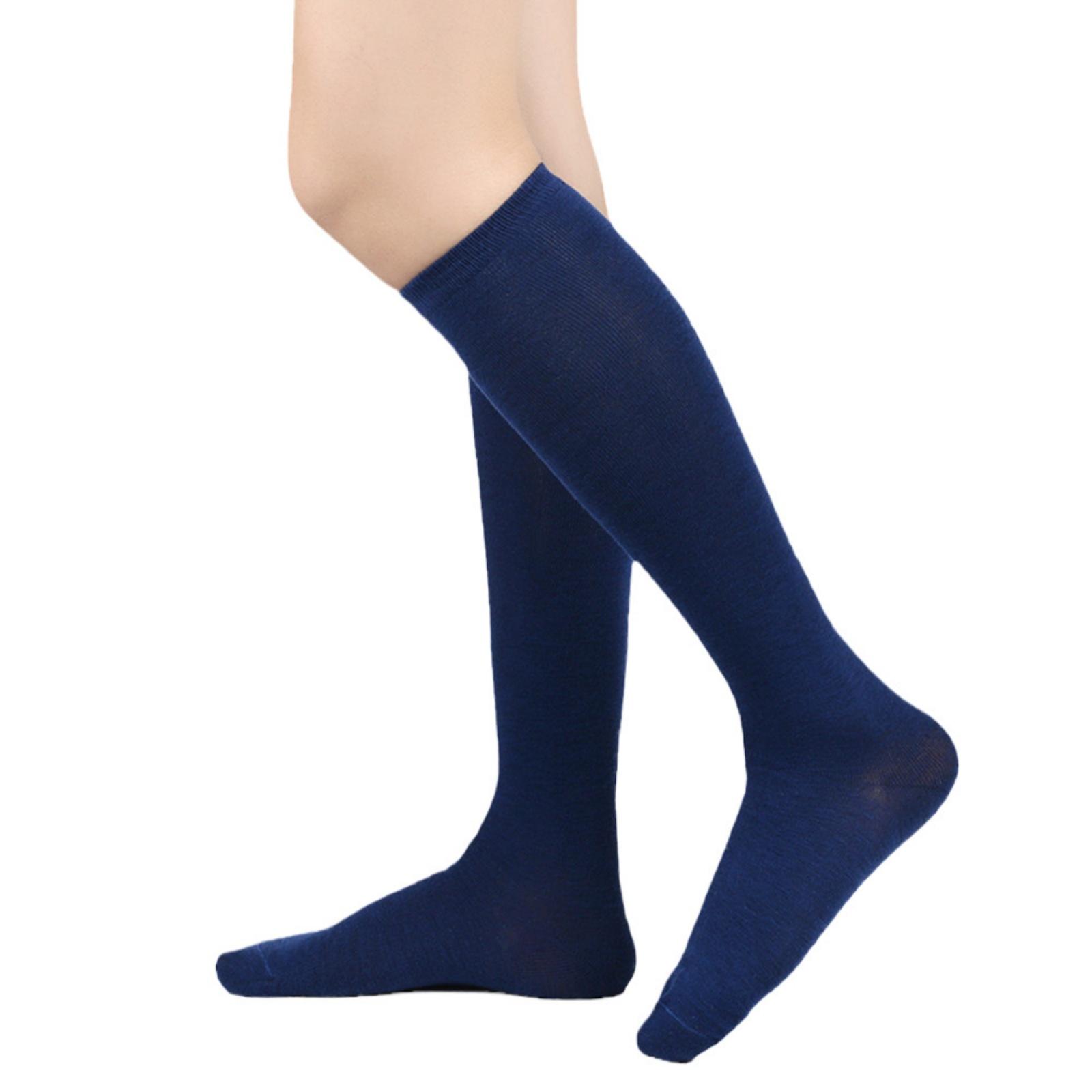 

Women s Solid Color Calf-high And Knee-high Socks One Size