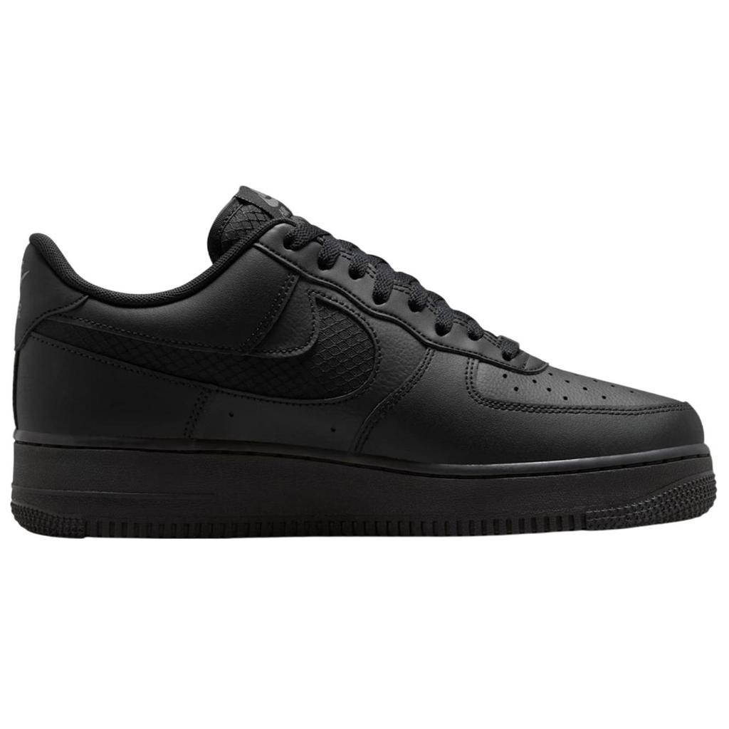 Nike Air Force 1 Low Triple Black Ripstop Unisex Sneakers IH4452-001
