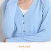 Women Knitwear V-Neck Single Breasted Button Pullovers Sweaters Women Fall Spring Long Sleeve Short Small Fresh Outer Wear Knitted Cardigan Tops