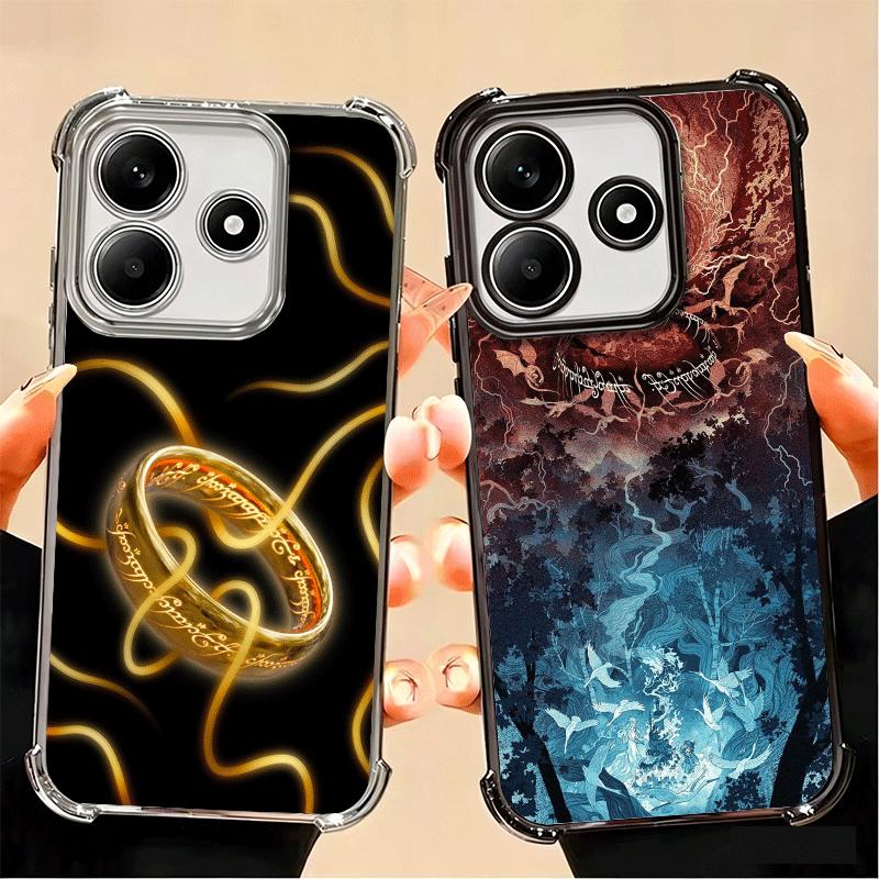 The L-Lord of The R-Rings Soft Phone Case For Xiaomi Poco X7 X8 Pro Max X6 X5 X3 F8 Ultra F7 M8 M7 M5S Redmi 15C 15A 15 14C 13C