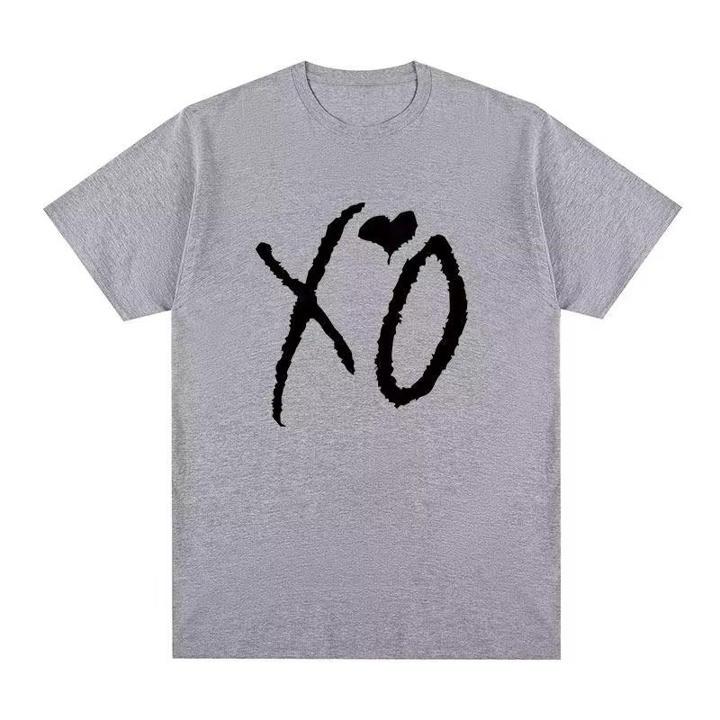 2026 Sommer The Weeknd Kurzarm-T-Shirt, Wicken Topfpflanze Typ XO Hip-Hop Album Herren und Damen Harajuku