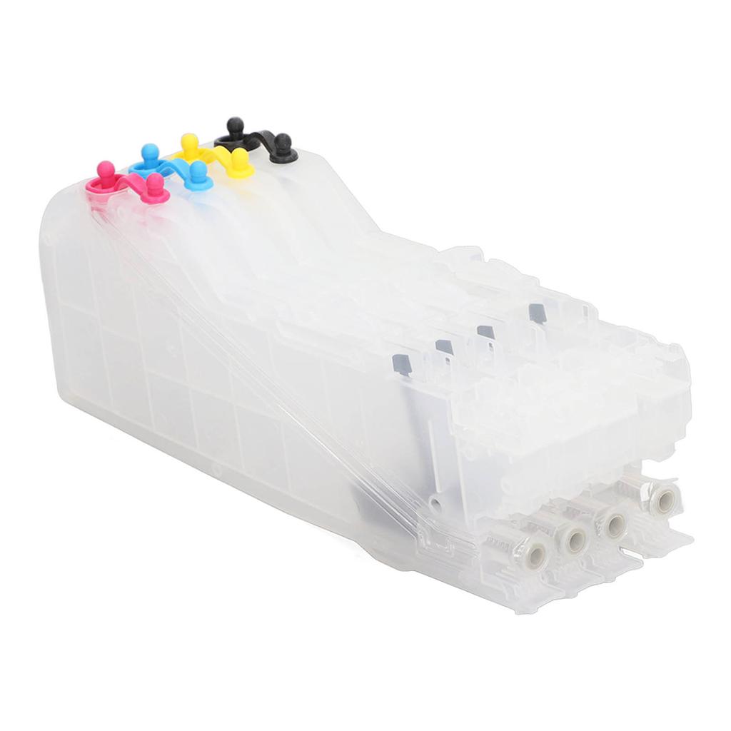 Conjunto de 4 Cartuchos de Tinta Alongados para Recarga para Impressora Jato de Tinta Substituição Magenta Azul Amarelo Preto LC3029