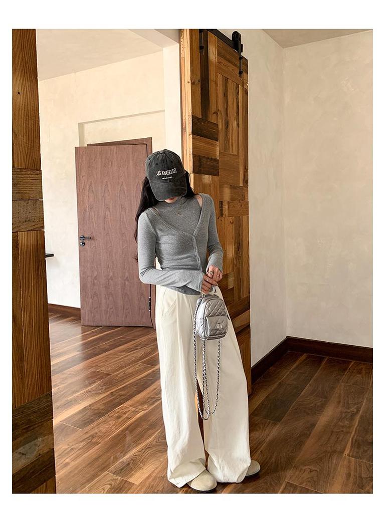 European-Style Women's 2-Piece Sleeveless Vest and Cardigan Set for Autumn/Winter 2025