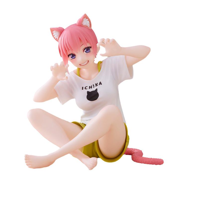 Quintuplets Quintessential The Ichika Nino Miku Itsuki Yotsuba Pvc Toy Model