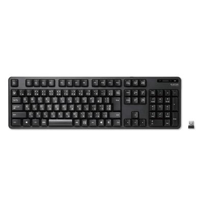 Elecom Wireless Keyboard Membrane Type Full Size Black TK-FDM106TBK