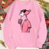 TUME Women's Cartoon Sweatshirt - Loose Casual Plus Size Round Neck Hoodie