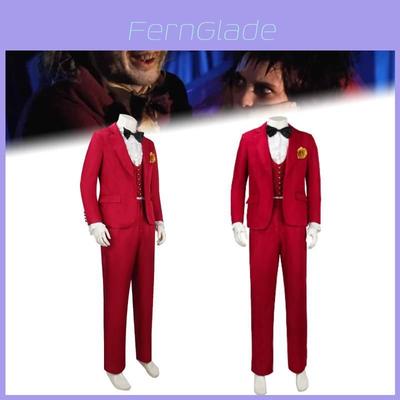 Original Stock Factory Wholesale Dark Wizard Red Suit Halloween Costume Men's Clothing