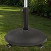 Base pour parasol - Aktive - 50 x 34 x 50 cm - Acier - Ciment - Robuste et stable