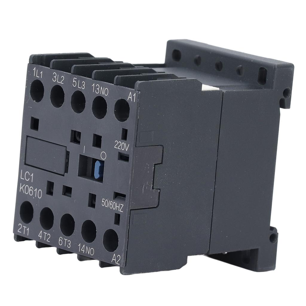 AC Contactor Switch 6A 1 NO Normally Open K Type Small for HVAC Refrigeration Motor Control 220V