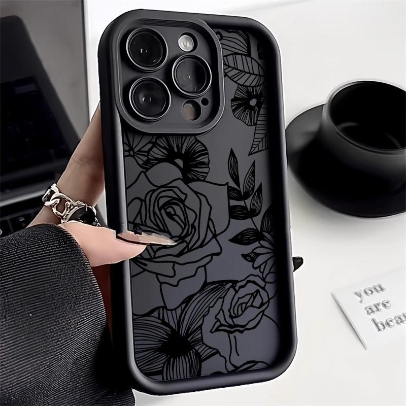 Silicon Flower Case For Samsung Galaxy S24 Ultra A55 5G A54 A35 A34 A33 A32 A15 A14 A13 A12 A53 A52s S23 S22 S20 S21 FE Funda