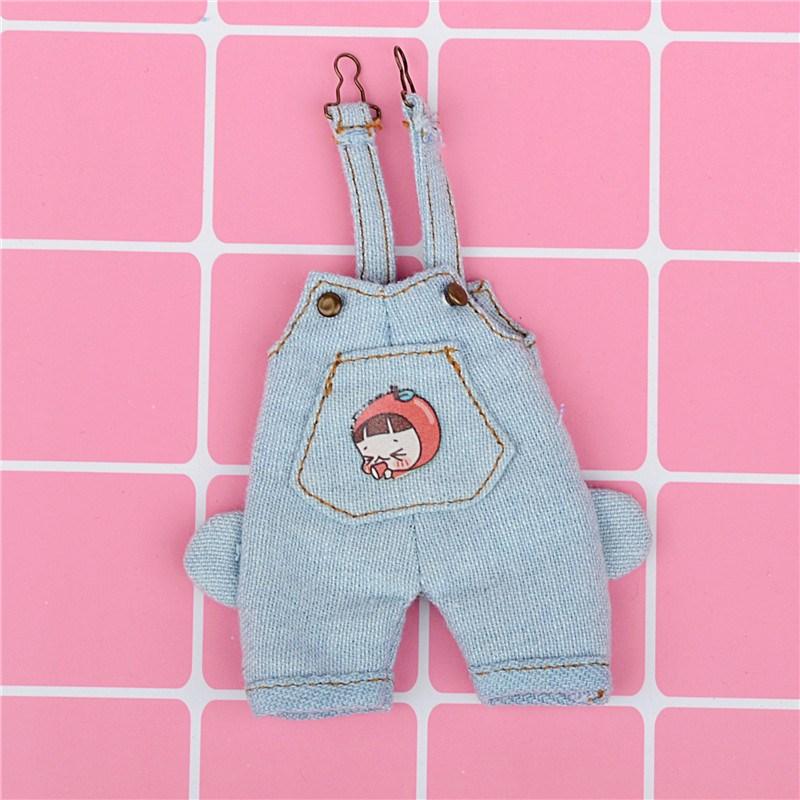 ob11 Baby Model Blue One Shoulder Overalls Casual Wear obitsu 11 Molly Gsc 1/12 BJD Doll Accessories Clothing BJD Baby Clothes