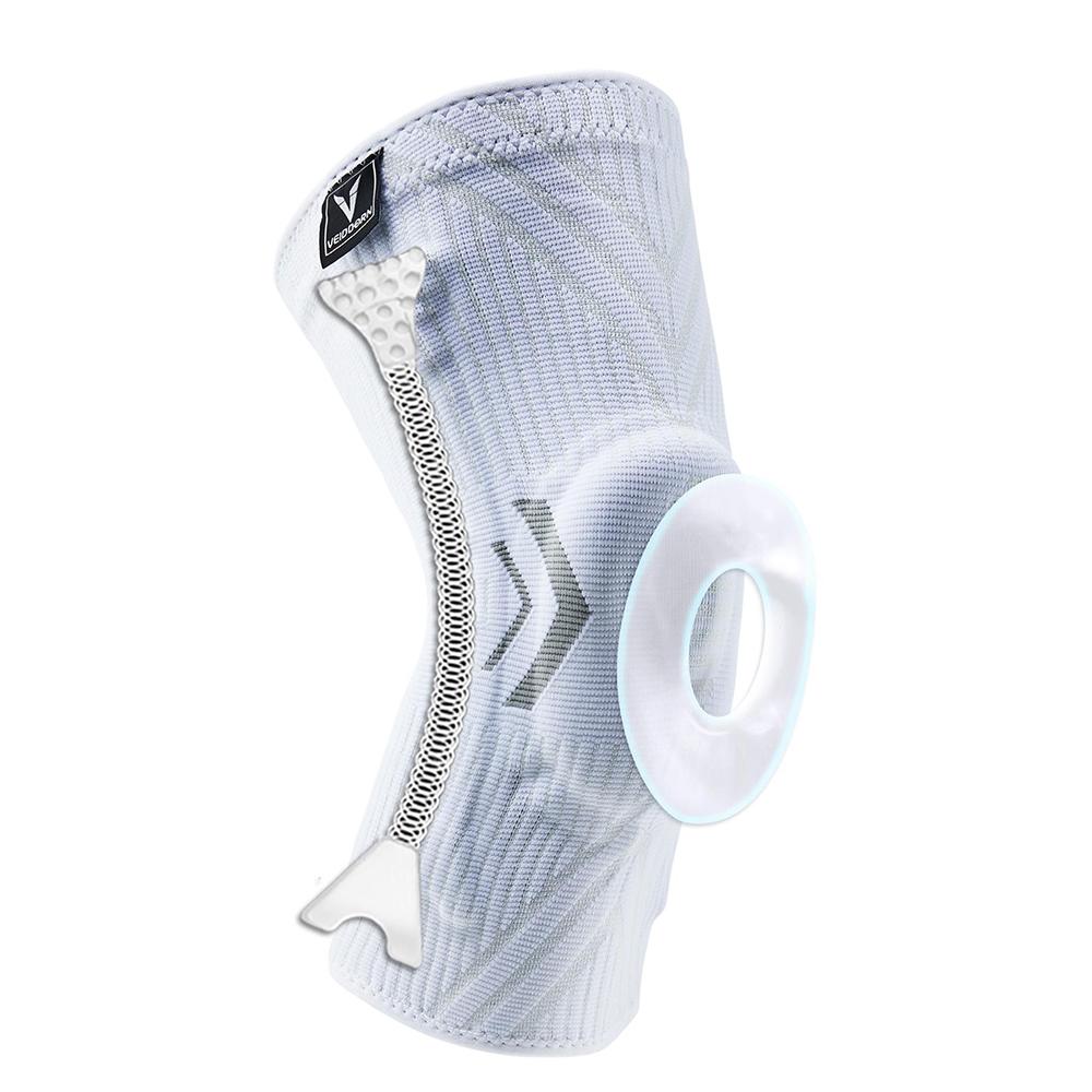Latest Knee Support for Men Pressurized Elastic Knee Brace with Silicone Spring Basketball Volleyball Knee Pads