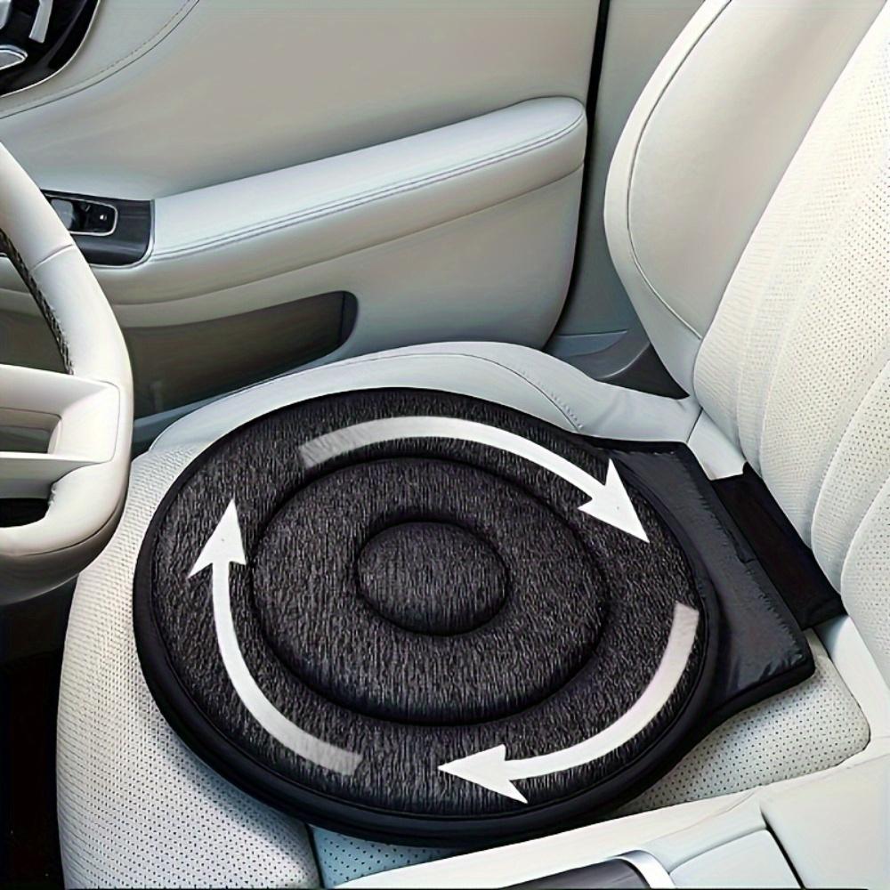 

[1pc Rotating Car Seat Cushion] 360 degree rotating car seat cushion multifunctional mobile seat cushion One Size чёрный